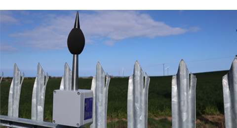 fence mounted noise sensor