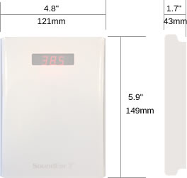 noise processor dimensions