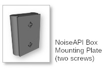NoiseAPI mounting plate